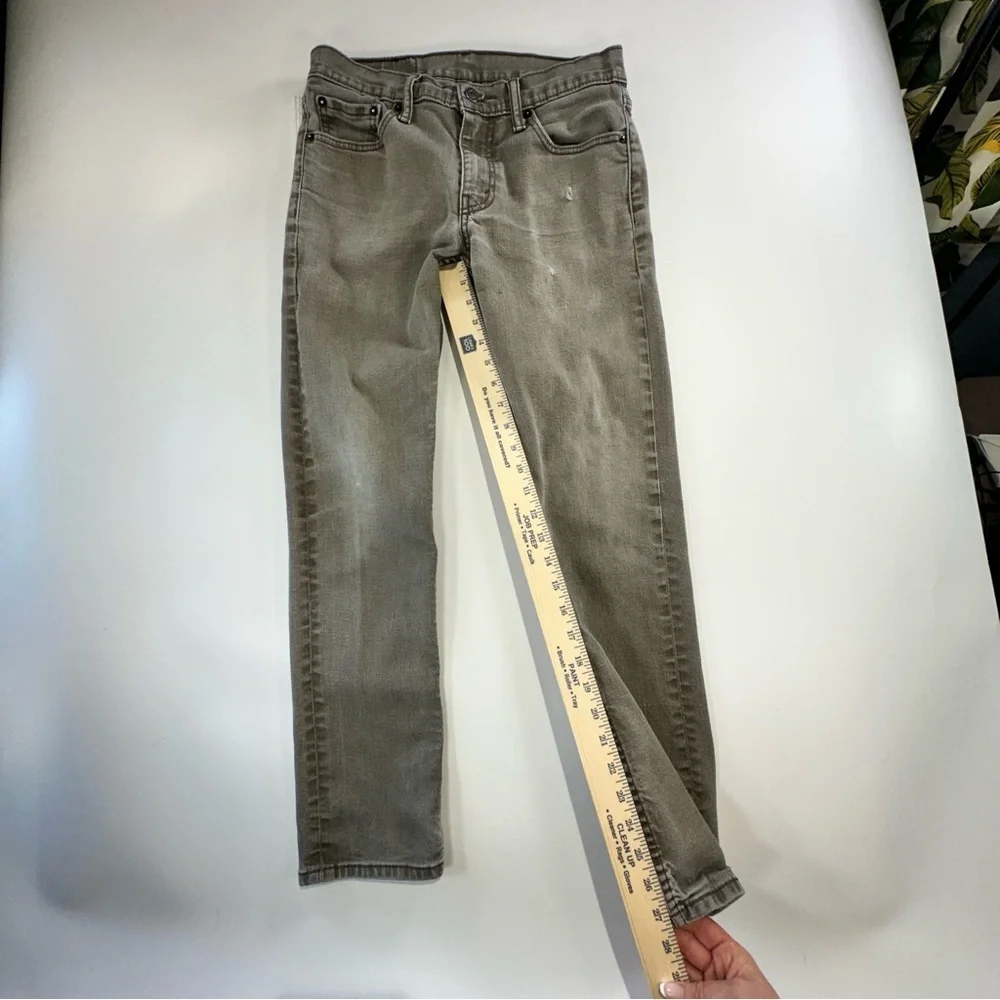 Levi’s 511 men’s slim stretch gray denim jeans 30x30